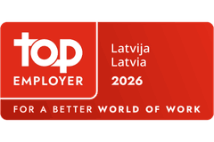 TOP Employer Latvija apbalvojums